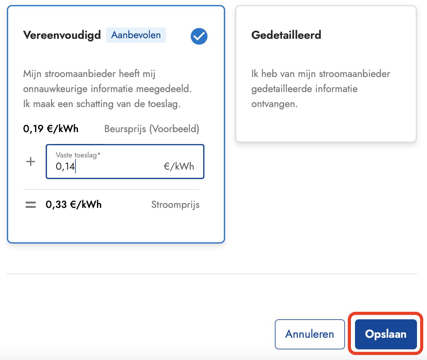 Opslaan