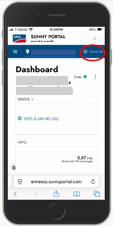 dashboard_installatie_ennexOS