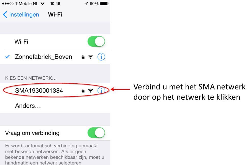 wifi netwerken zoeken