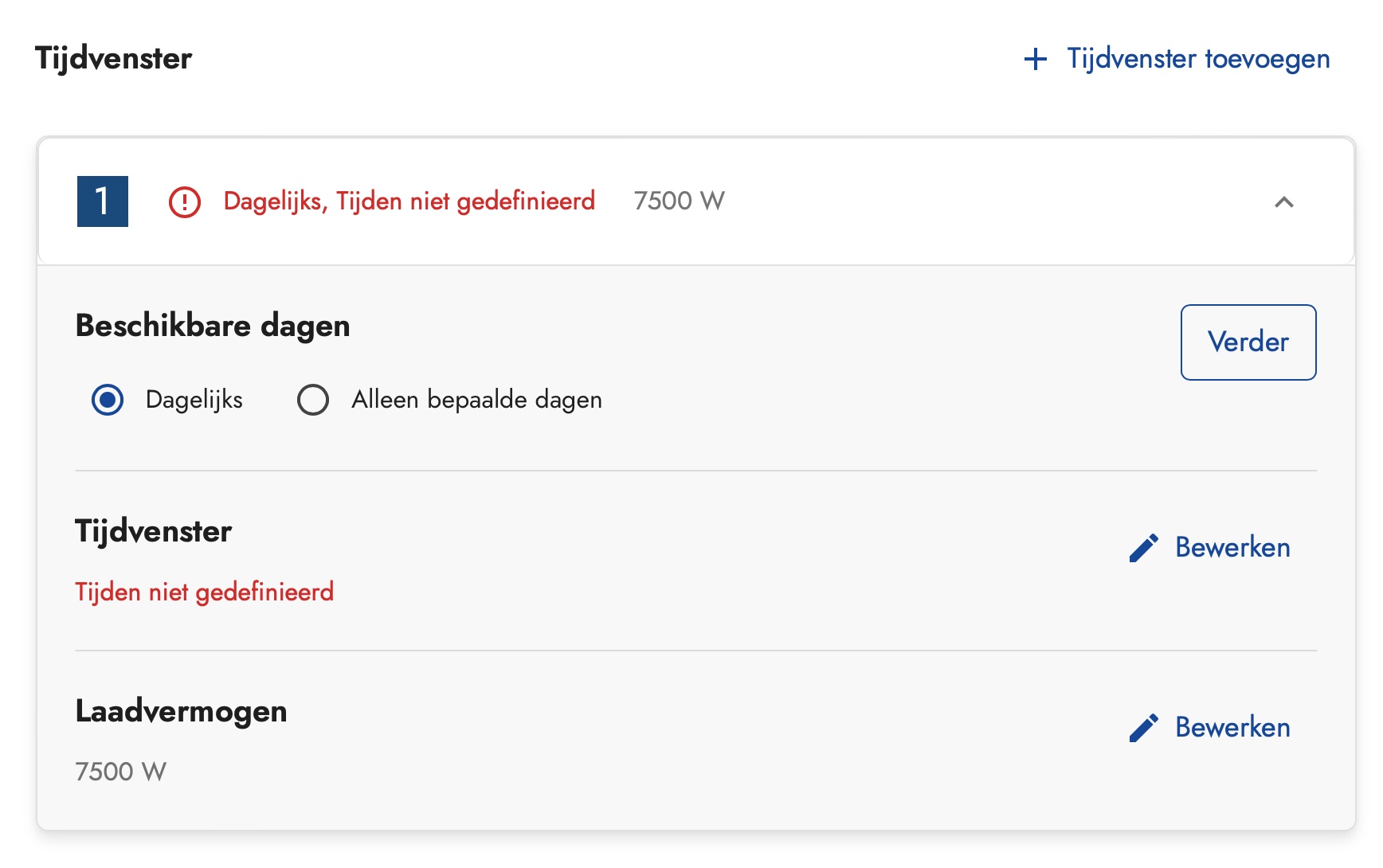 Tijdvenstersturing