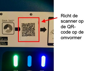 QR-code omvormer